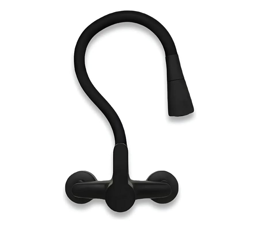 Griferia negra flexible